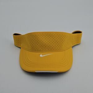 NEW Nike Adult Unisx VISOR AeroBill Adjustable XL Lightweight Golf Tennis YELLOW